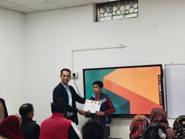 Olympiad Certificate Distribution Program at MidFields School