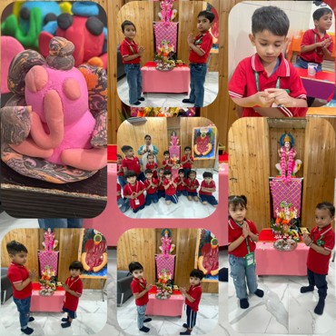 "Celebrating Ganesh Chaturthi at Midfields School"